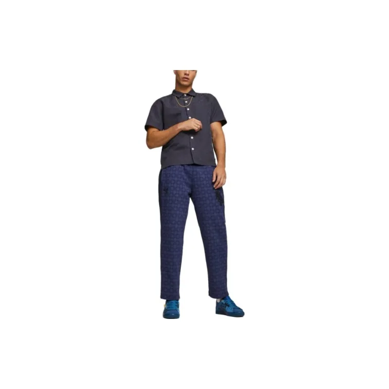 PUMA Casual Pants Men Marine Blue-2