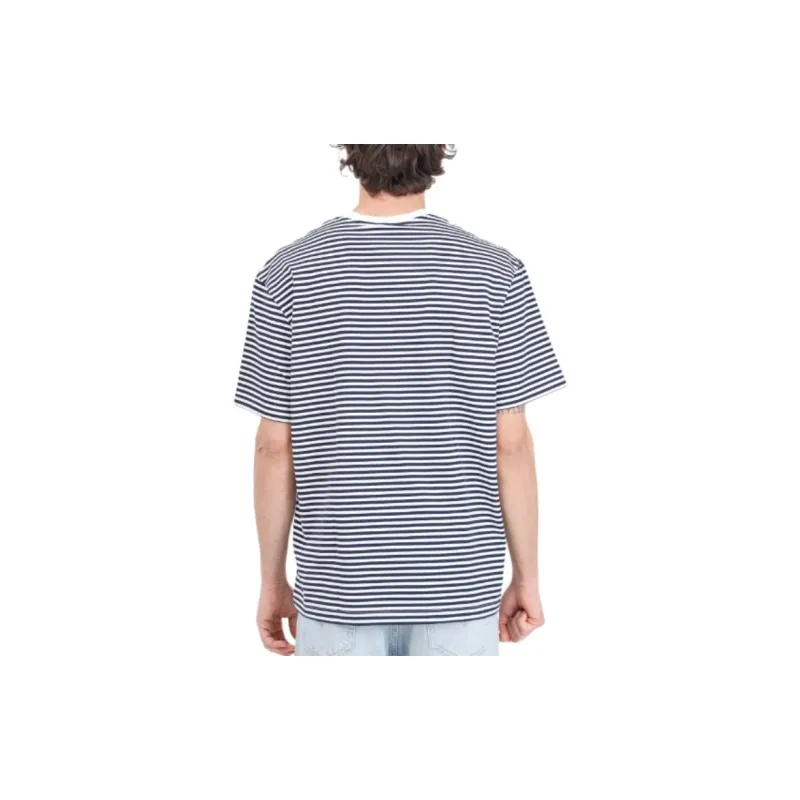 LACOSTE Striped Cotton T shirt-2