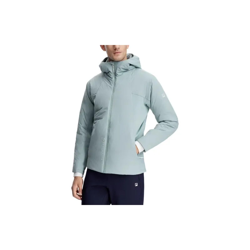 FILA FW23 Down Jacket Men's Blue Gray-3