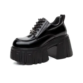 Shoe Cabinet Floral Language Casual Single Shoes 9cm Women's