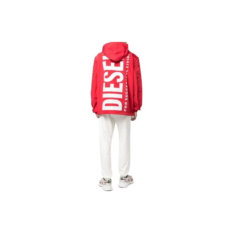 DIESEL Jackets Men Red-2