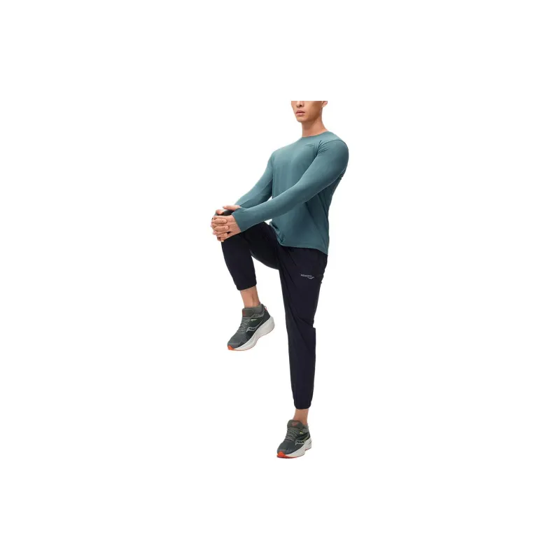 Saucony Knitted Sports Pants Men's Jet Black-4