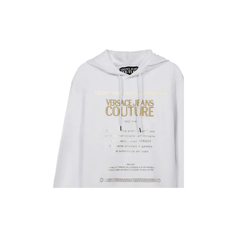 VERSACE JEANS COUTURE Sweatshirts Men White-4