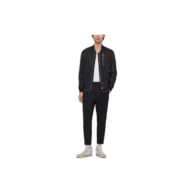 ALLSAINTS Leather Jacket Men's Black-1