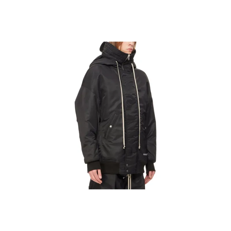 Rick Owens DRKSHDW Logo patch Hooded Jacket-5