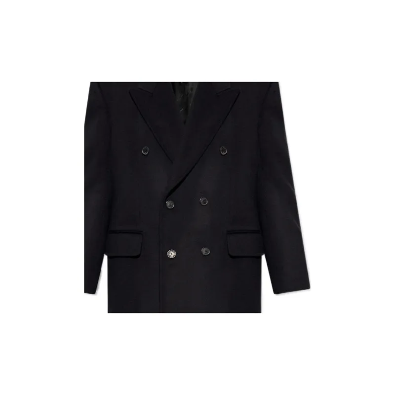 Balenciaga Collared Button-Up Coat-6