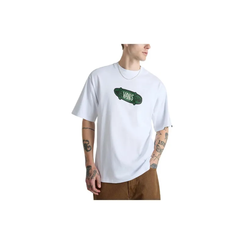 Vans Flipside T-Shirts Men White-2