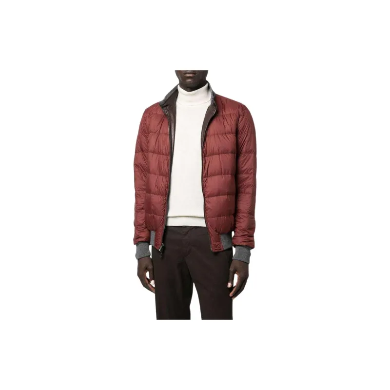 BARBA Leather Jacket Men's Walnut Brown-4