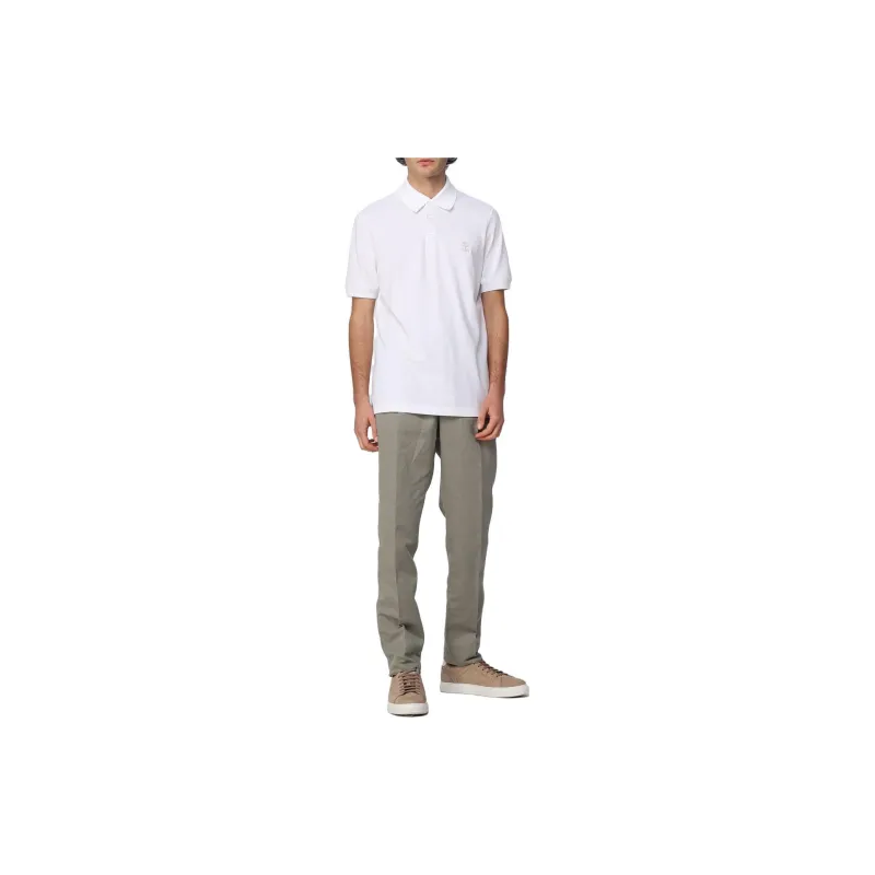 Brunello Cucinelli SS23 Polo Shirt Men's White-1