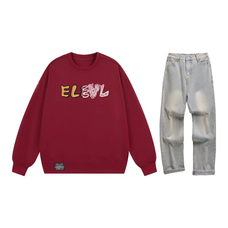 LEVEL Sweatshirt Sets Unisex-41
