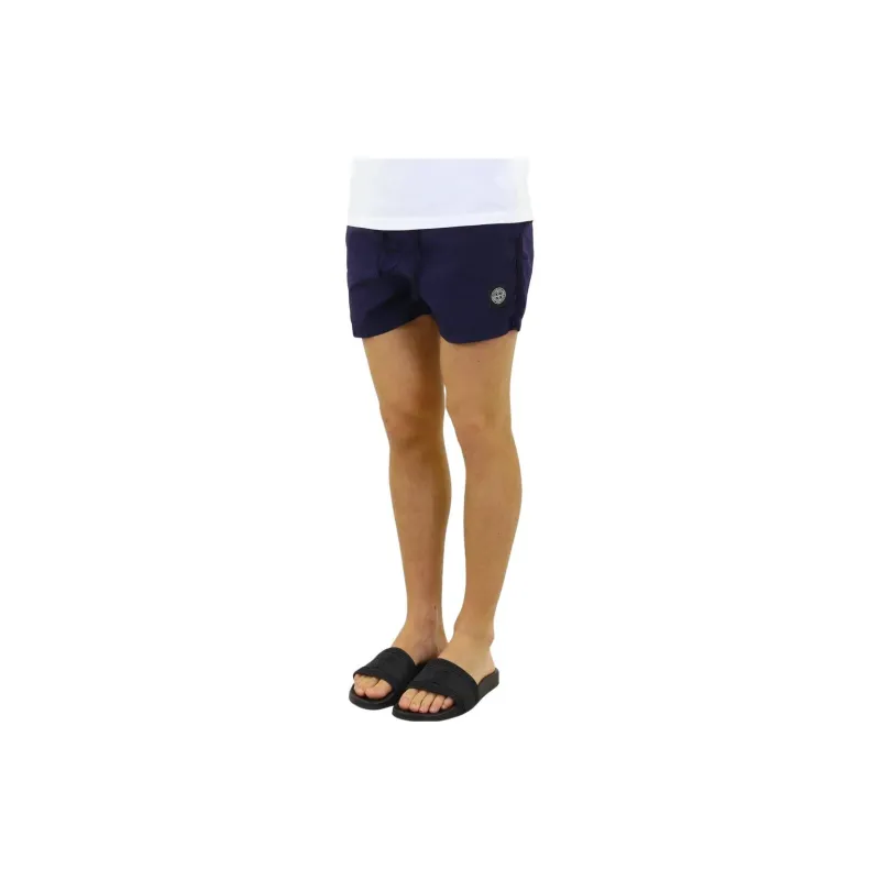 STONE ISLAND Casual Shorts Men Purple-4