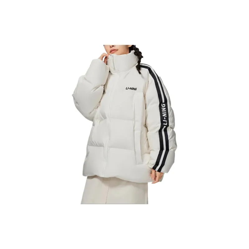 LiNing Sports Fashion Collection Down Jacket Unisex Mist White-2