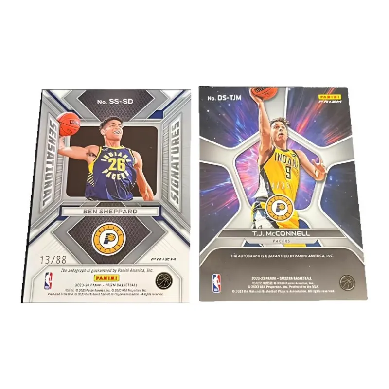 PANINI TJ McConnell Ben Shepard Star Card Pass Sports Cards 2 Pcs-2