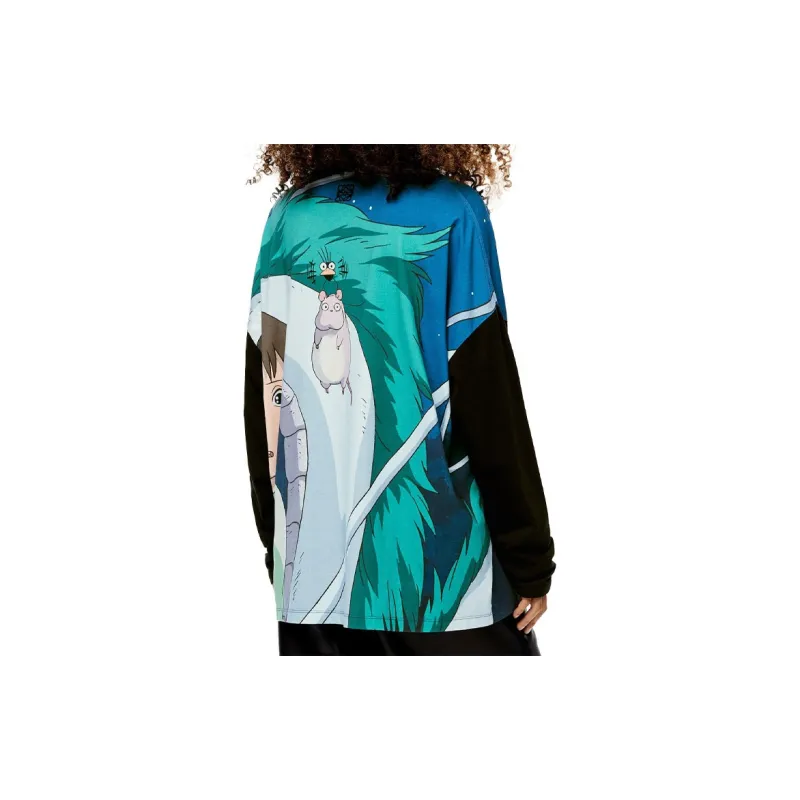 LOEWE Spirited Away T-Shirts Men Blue-3
