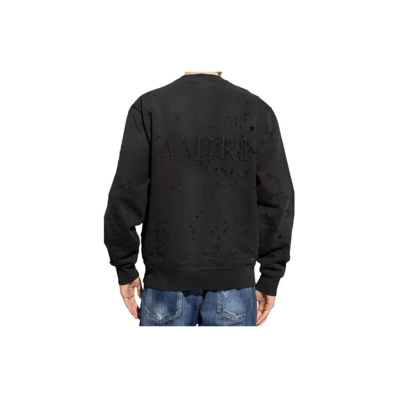AMIRI Shotgun Embroidered Crew-1