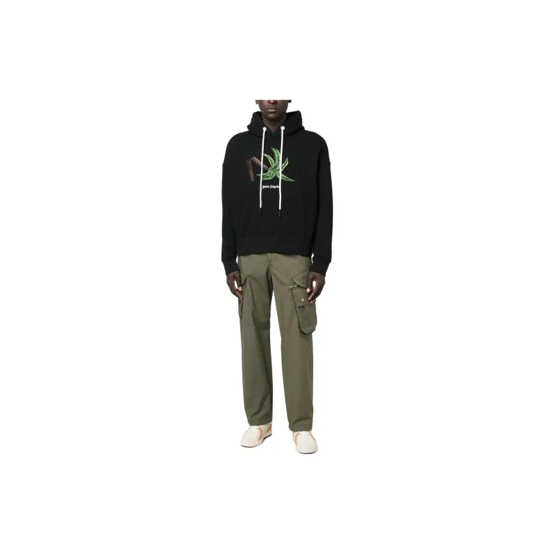 PALM ANGELS Broken Palm Pullover Hoodie-2