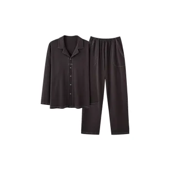 Montagut Pajama Set Autumn And Winter Season Unisex Two-Piece Set