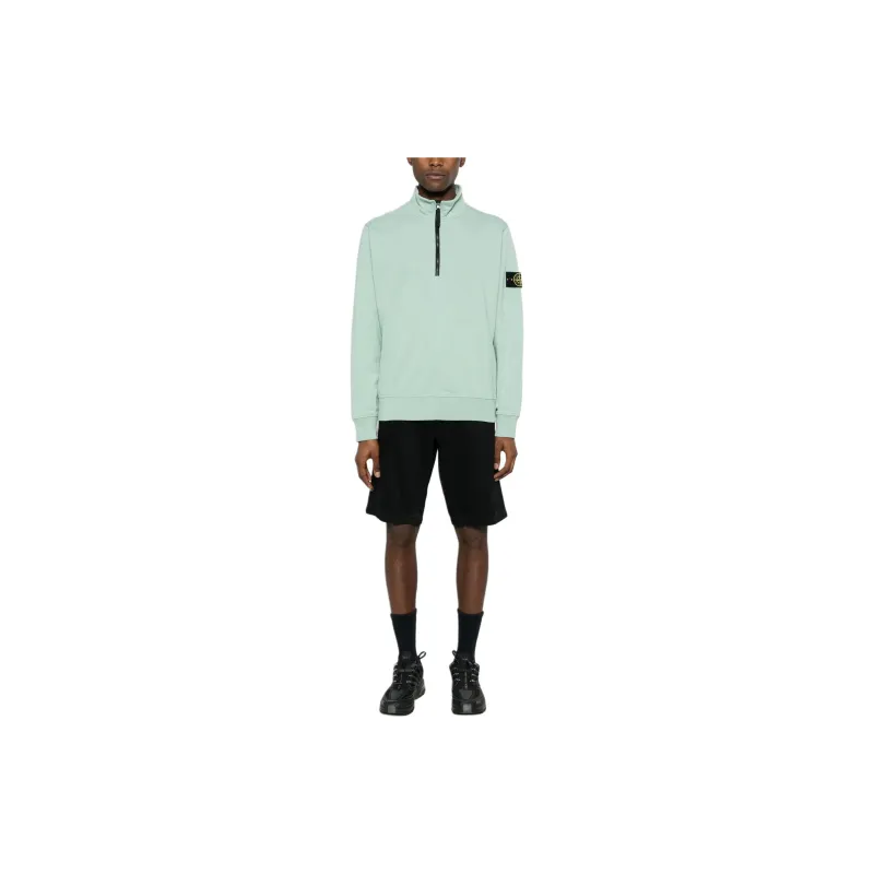 STONE ISLAND Half Zipper Sweatshirt-1
