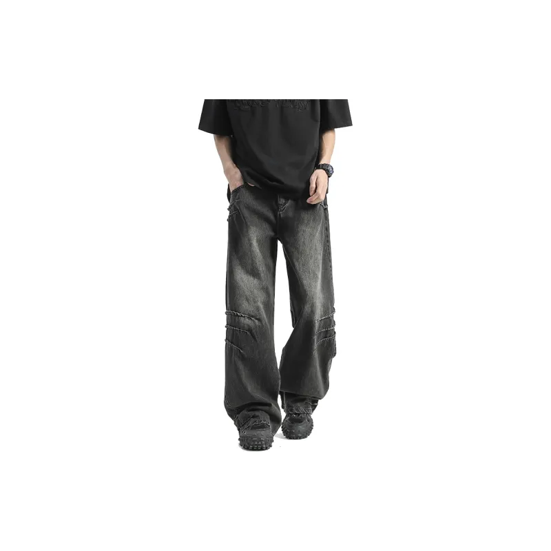 KGK Jeans Men's Black Gray Color-3