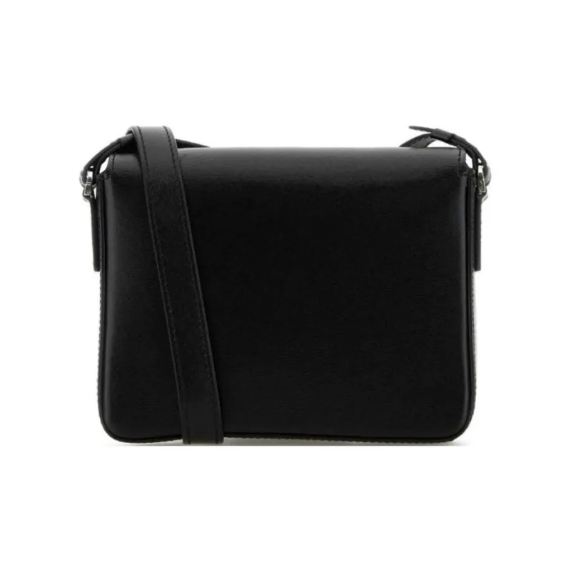 VERSACE Leather Messenger Bag-2