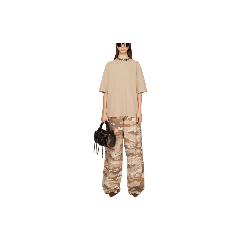 Acne Studios SS24 Casual Pants Unisex Cocoa Brown-1