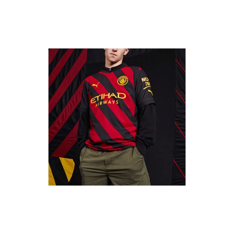 PUMA Manchester City Authentic Away 2022/23 In Gift Box Jersey-3