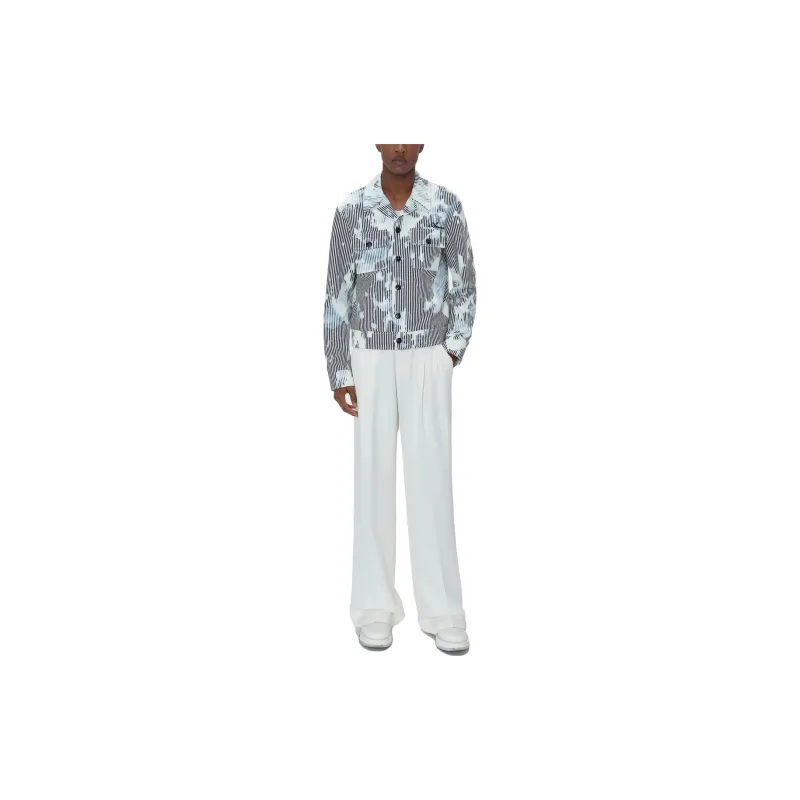 AMIRI Jackets Men White Blue-5