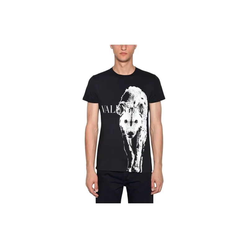 Valentino T Shirts Men Black-2