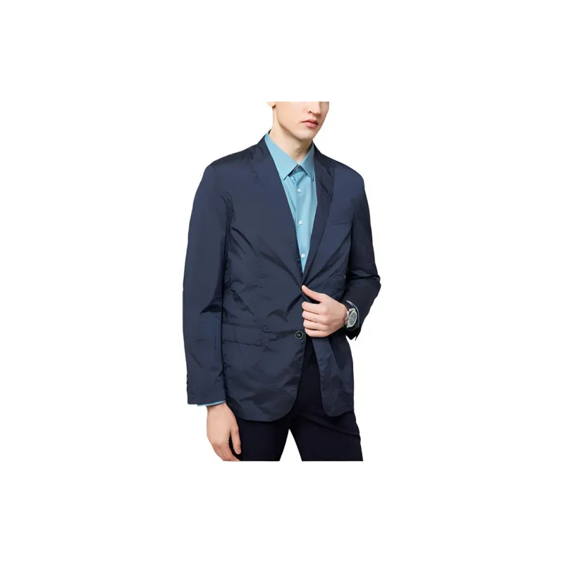 Francesco Totti Business Suit Men's Navy Blue-1