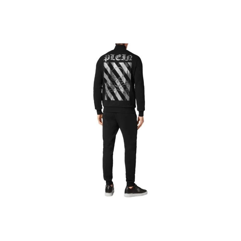 PHILIPP PLEIN Crystal rainbow Stripe Tracksuit-2