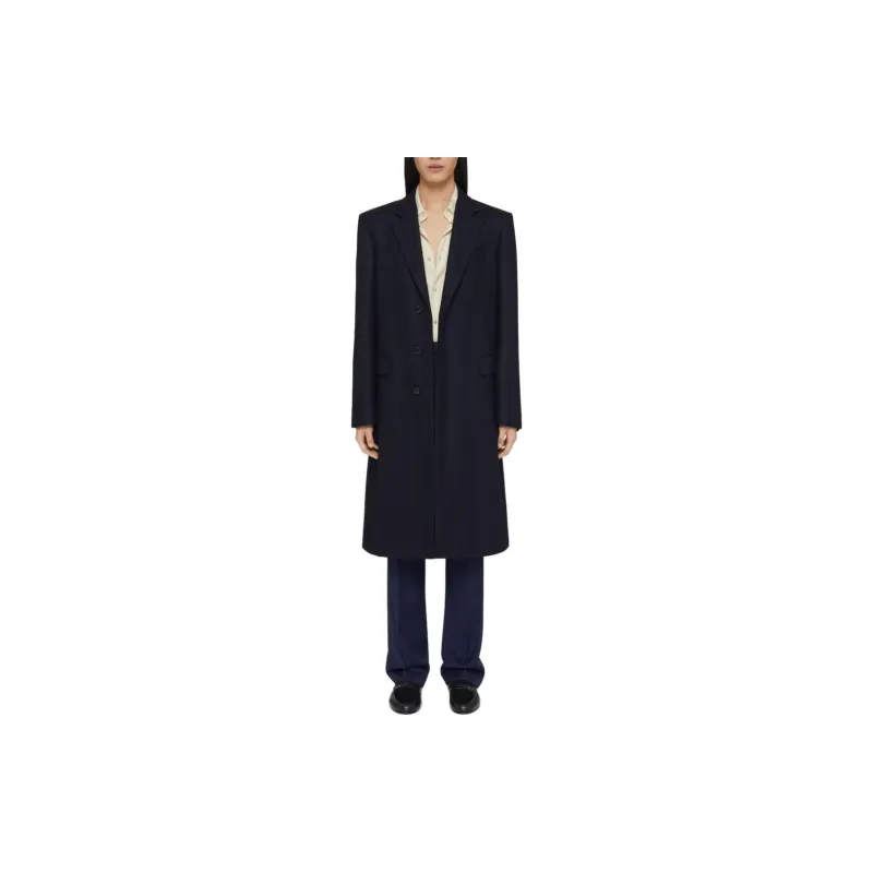 Givenchy Collared Fitted Long Coat-1