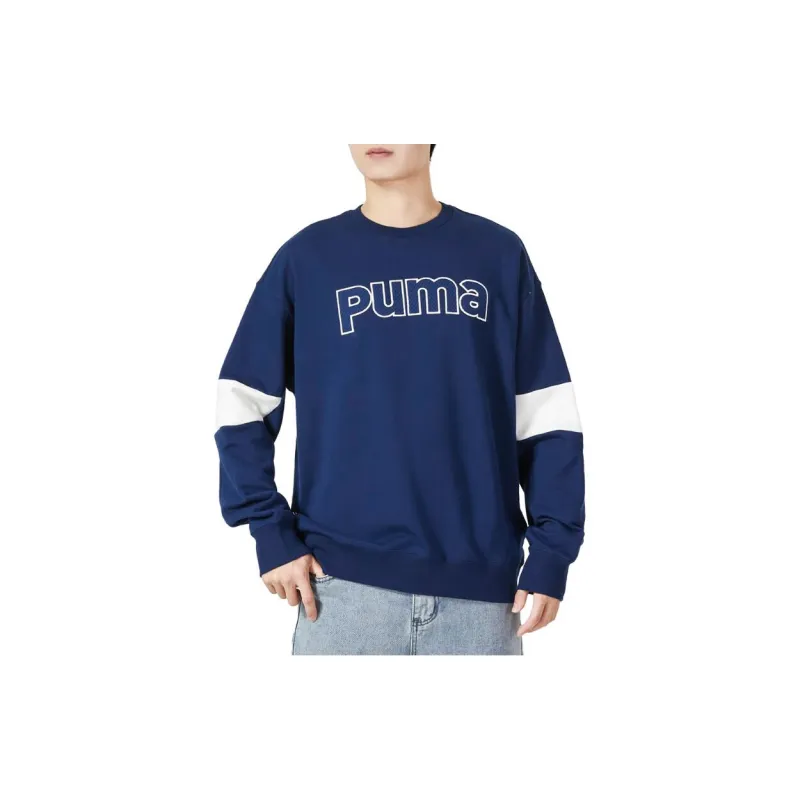 PUMA Sweatshirts Men Blue-2