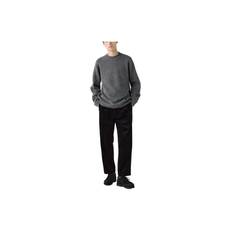 UNIQLO Sweater Unisex Asphalt Gray-2