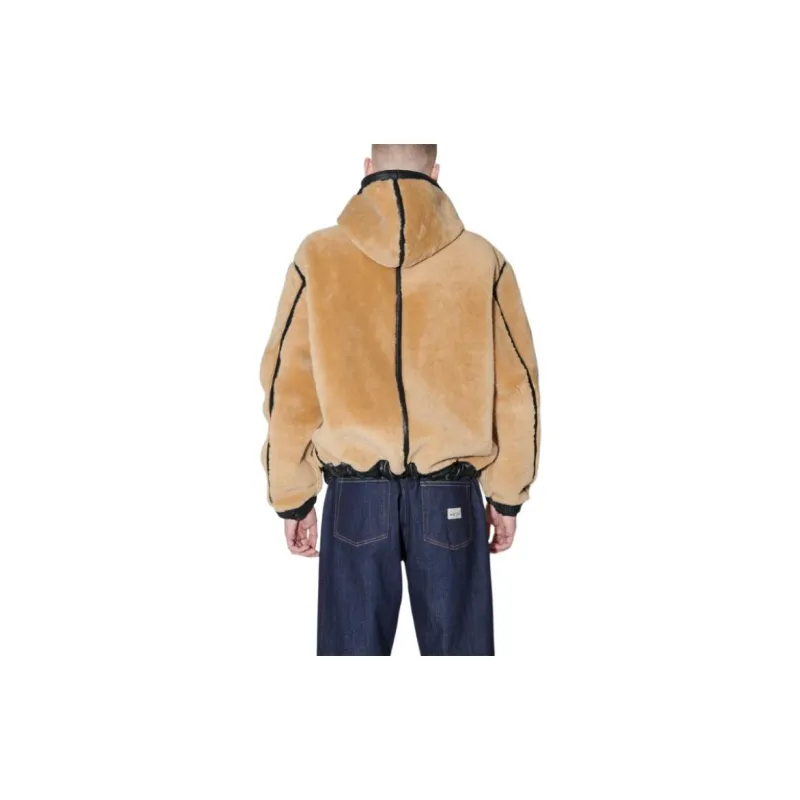 Stussy X Our Legacy Work Shop Reversible Shearling Zip Hoodie-6