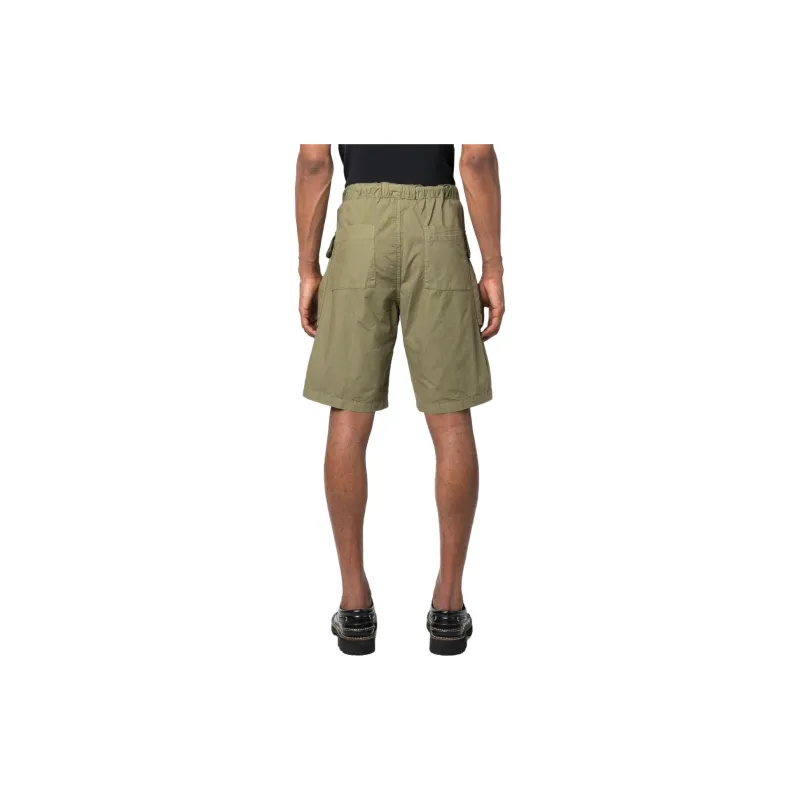 ASPESI Buttoned Straight Leg Cargo Shorts-2