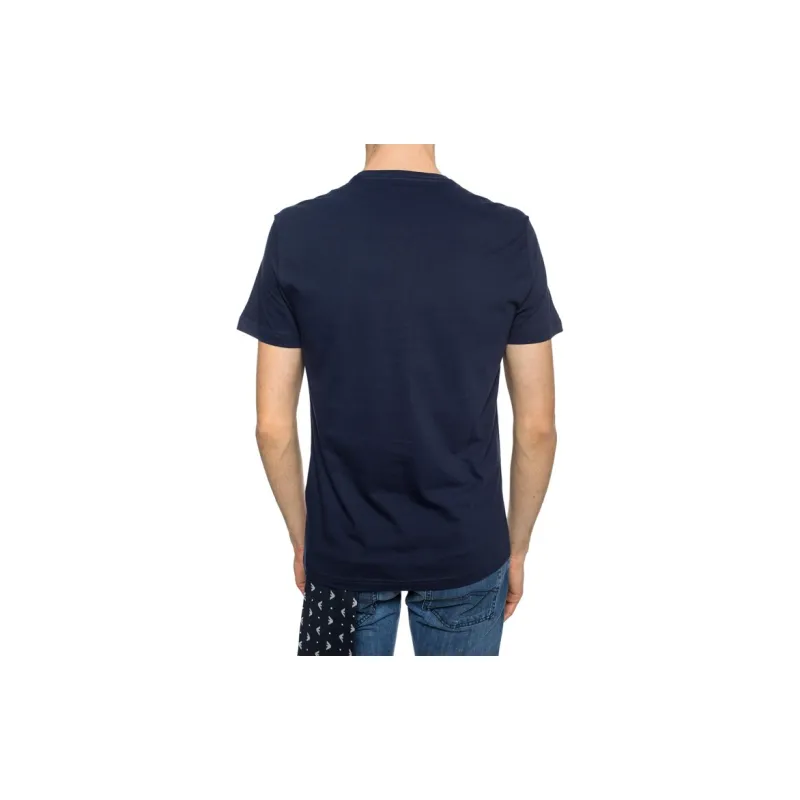 EMPORIO ARMANI EA7 T Shirts Men Marine Blue-4