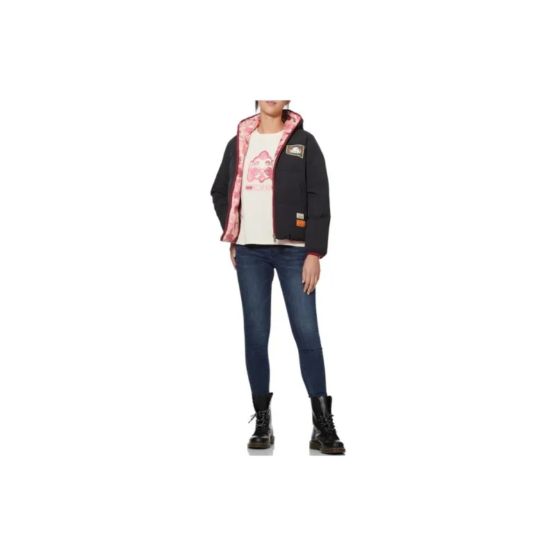 EVISU Down Jackets Unisex Black/Colorful-4