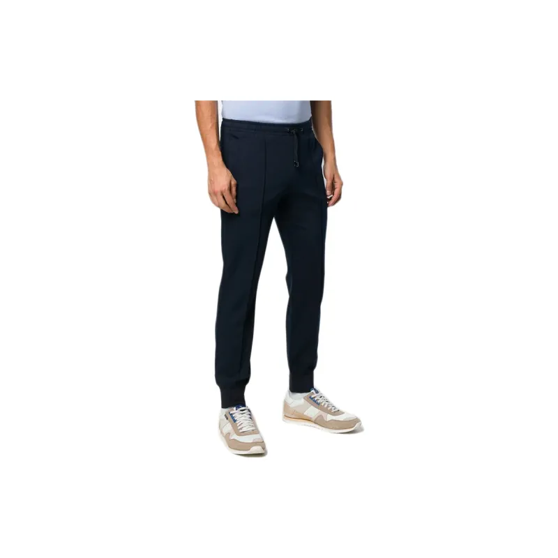 EMPORIO ARMANI Knitted Sweatpants Men Blue-2