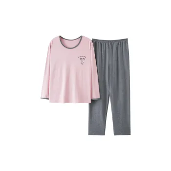 Mulong Family Pajama Set Women's Pink