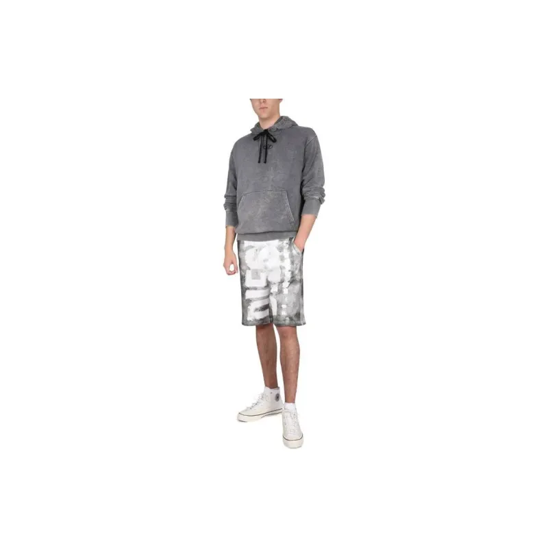 DIESEL Sweatshirts Men Gray-1