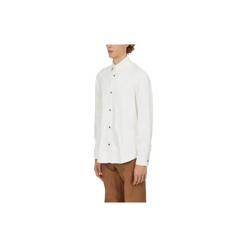 Ferragamo Shirts Men White-4