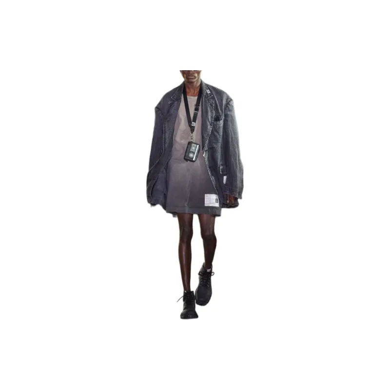 Maison Mihara Yasuhiro Faded Effect Tailored Jacket-2
