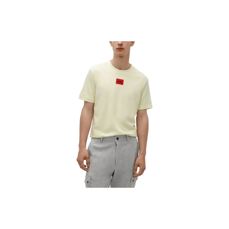 HUGO BOSS T-Shirts Men Light Yellow-2