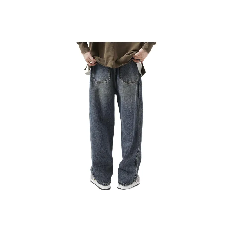FAIRWHALE Jeans Men's Denim Blue-5