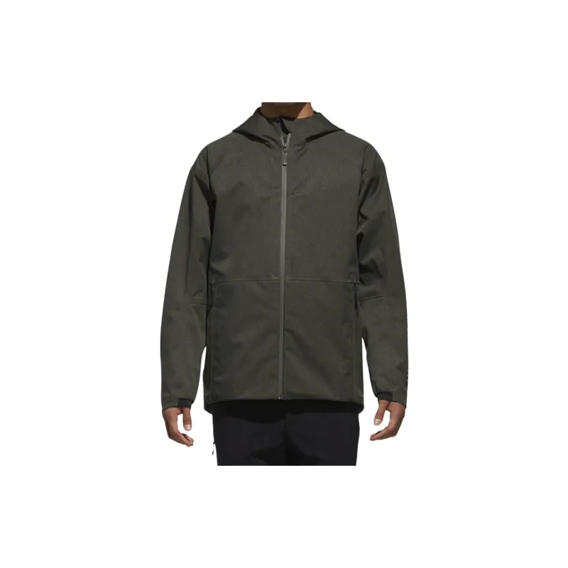 Adidas Waterproof And Windproof Windbreaker Jacket Men's Dark Green-1