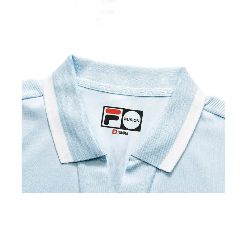 FILA FUSION Short Sleeved Dress Women's Blue-2