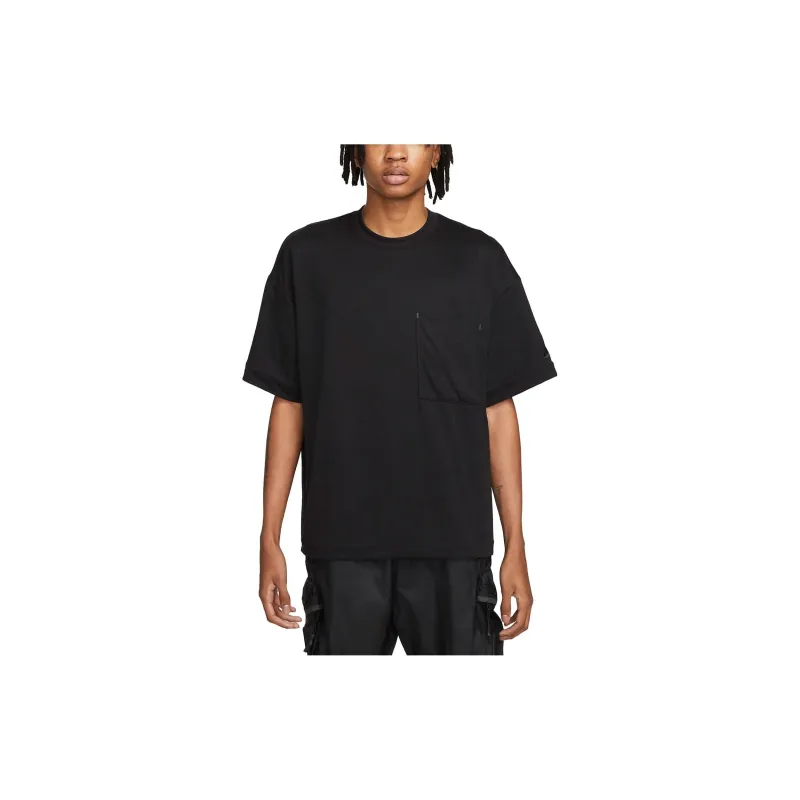 Nike SPORTSWEAR TECH PACK T Shirt Men's Black-3