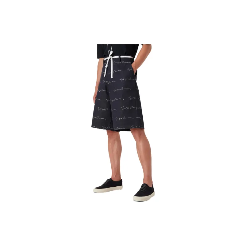 AMANI Denim Shorts Men's Navy Blue-1