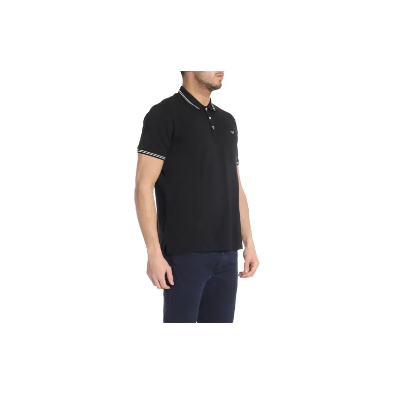 EMPORIO ARMANI Polo Shirt Men's Black-4