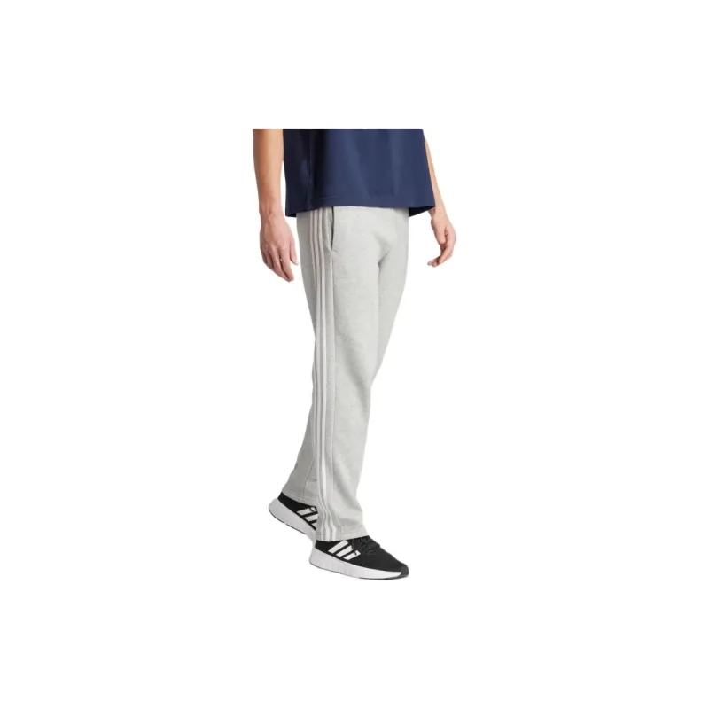 Adidas Free Shipping With AdiClub Essentials 3 Stripes Open Hem Fleece Pants-4